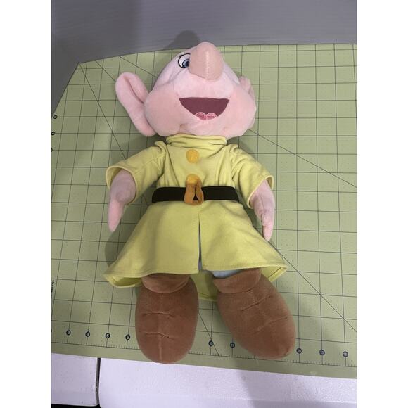 Dopey The Disney Store 14” Plush Snow White And The Seven Dwarfs Collectible - Picture 6 of 8